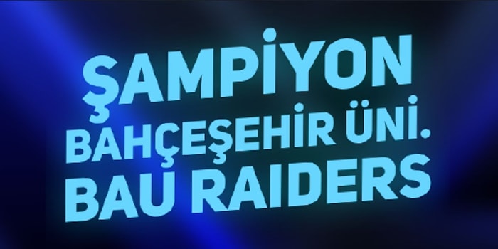 Üniversiteler Arası League of Legends Turnuvası Şampiyonu Yeniden Bahçeşehir Üniversitesi!