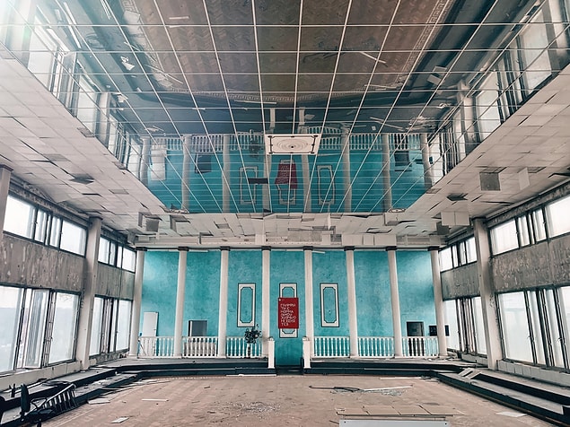 10. Moskova'da yer alan bu konser salonu çürümeye terk edilmiş.