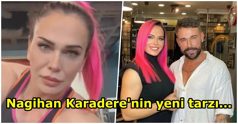 Survivor'ın Unutulmaz Yarışmacılarından Nagihan Karadere, Saçlarını Pembe Yaparak Herkesi Şaşkına Çevirdi