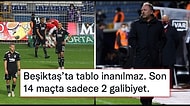 Kan Kaybı Sürüyor! Kasımpaşa'yı da Yenemeyen Beşiktaş'ın Ligde Kazanamama Serisi 5 Maça Çıktı