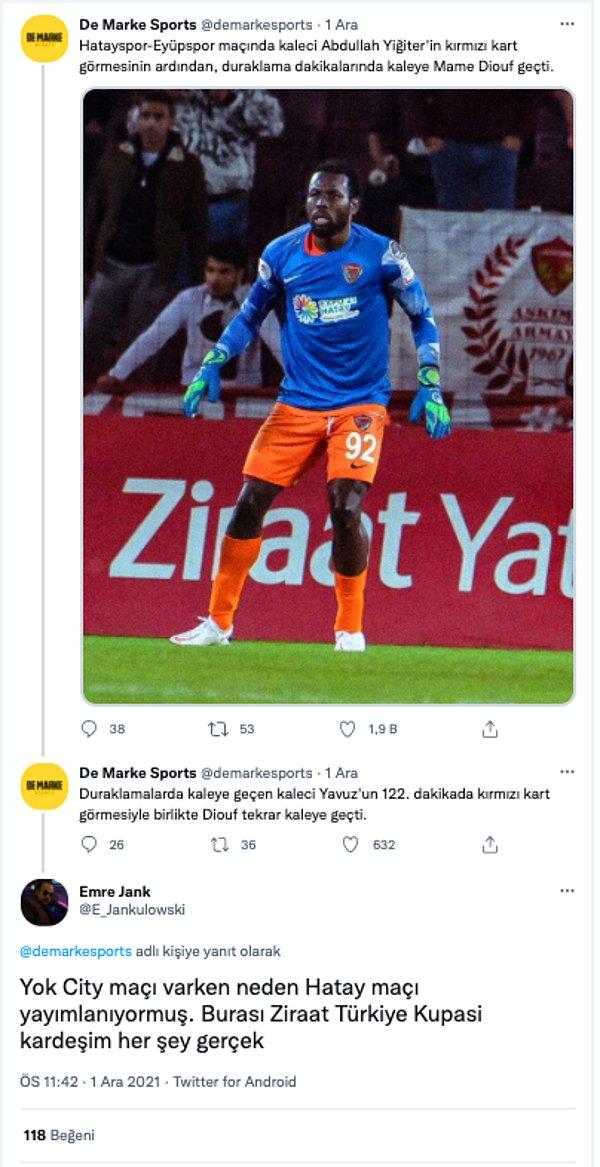 14. Hatayspor-Eyüpspor maçı gerçekten tarihi bir maç oldu...