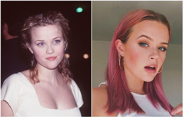 3. Reese Witherspoon'un gençliği ve kızı Ava Phillippe.