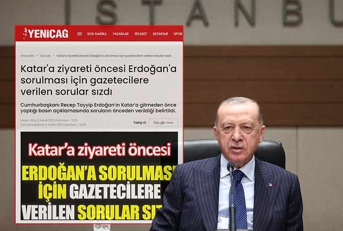 Nasıl da Sordum Ama! Erdoğan'a Sormaları İçin Gazetecilere Verilen Sorular Sızdı