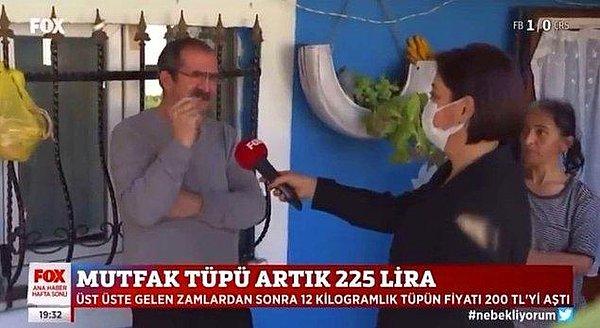 9. Fox TV'ye 'Ekmeği tavuklara götüreceğim diye yalan söyledim eşimle beraber oturduk yedik' diyen İsmail Eroğlu isimli vatandaş o anları anlatırken gözyaşlarını tutamadı.