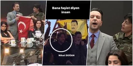 Tuğba Ekinci, Kendisine 'Faşist ve Hitler' Diyen Nihat Doğan'ın Abdullah Öcalan ile Olan Fotoğrafını Paylaştı