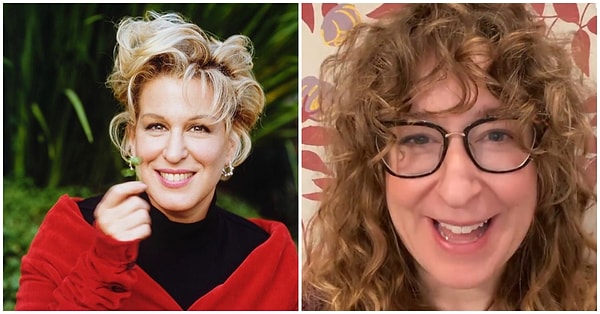 8. Şarkıcı Bette Midler ve kendisinin bir kopyası olan kızı Sophie Von Haselberg.