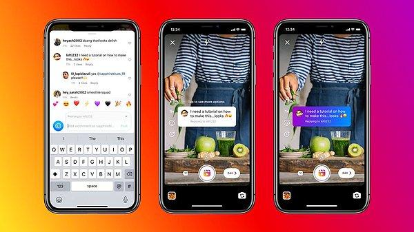 TikTok'taki videolara yanıt verme özelliğini Reels videolar seçeneğine ekleyen Instagram, artık Reels içerikler için yanıtlama imkanı sunacak.