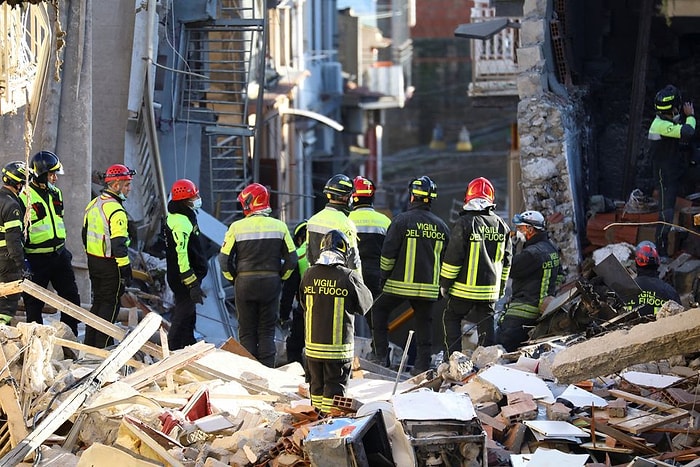 Sicilya'da Korkunç Doğalgaz Patlaması: En Az 4 Ölü