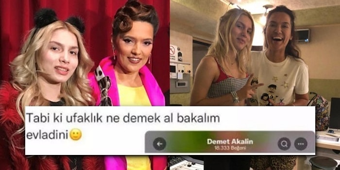 Beğendiği Tweet Ele Verdi! Demet Akalın'dan Evlat Edinmek İstediğini Söyleyen Aleyna Tilki'ye Bomba Cevap