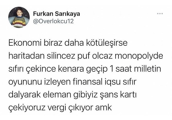 7. Zam kartı.😅