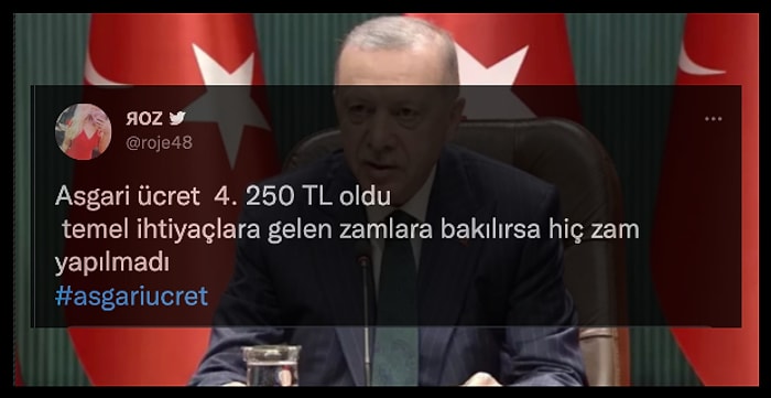 Asgari Ücretin 4250 TL Olarak Açıklanmasından Sonra Vatandaşlardan Gelen Düşündürücü Tepkiler