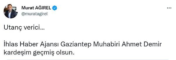 8. Yeniçağ Gazetesi yazarı Murat Ağırel