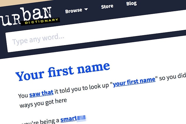 4. Urban Dictionary isminin anlamını paylaşmak?