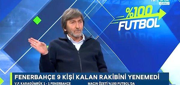 TRT Spor'da yüzde 100 Futbol'da konuşan Rıdvan Dilmen