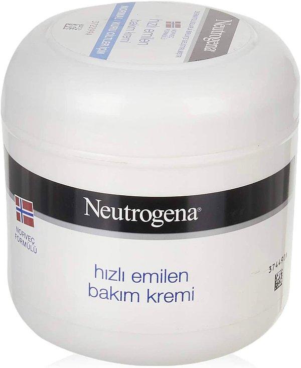 10. Normal ve kuru cilde sahip olanların tercihi Neutrogena hızlı emilen bakım kremi olmuş.