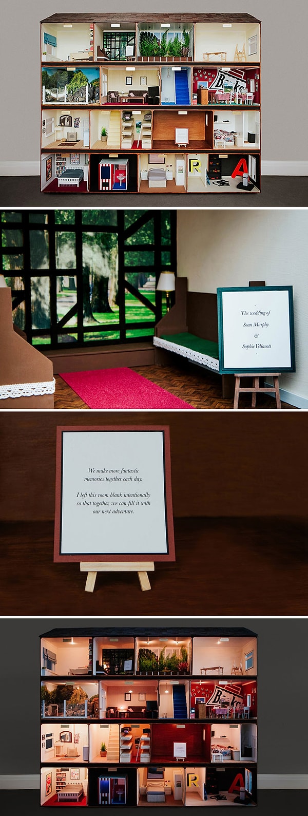 16. Я сделал своей девушке огромный кукольный домик в качестве предложения выйти за меня