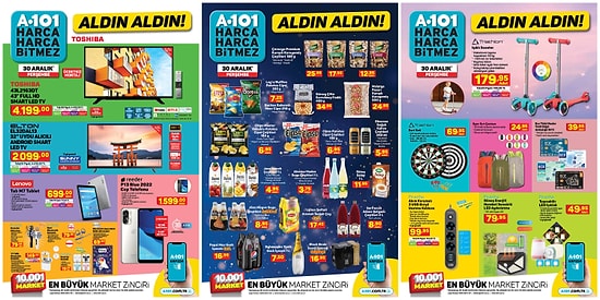 30 Aralık 2021 A101 Aldın Aldın Kataloğu