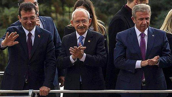 13. CHP Genel Başkanı Kemal Kılıçdaroğlu, cumhurbaşkanlığı adaylığına ilişkin olarak,  'Cumhurbaşkanı devlet deneyimi olan bir kişi olmalı, kritik bir süreci yönetecek. Sayın Yavaş ve İmamoğlu’nun ismi öne çıkarılıyor ama İstanbul ve Ankara’nın yönetimini bırakamayız. Seçmenimize anlatamayız.' dedi.