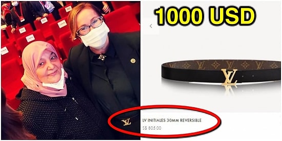 AKP'li Milletvekili Canan Kalsın'ın Taktığı 10 bin TL Değerindeki Kemer Sosyal Medyada Gündem Yarattı