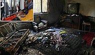 Evdeki Yangında Annesinin Yalnız Bıraktığı Bebeği Komşu Kurtardı