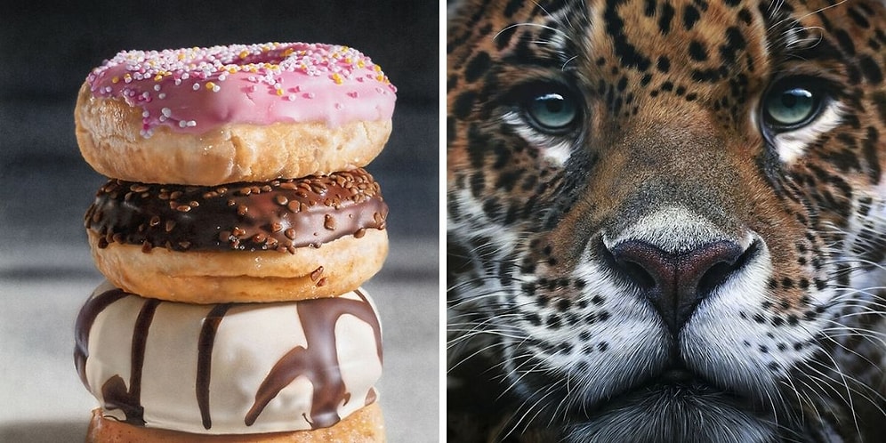 23 работы от художника, который использует акриловые краски и масла для создания реалистичных картин