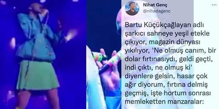 Sahneye Etekle Çıkan Bartu Küçükçağlayan'ı Eleştiren Yazar Nihat Genç'e Tepkiler Gecikmedi