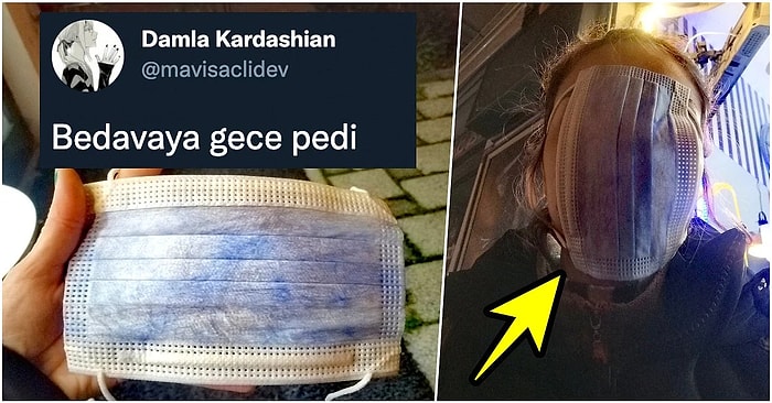 Tekelden Bedavaya Aldığı Alışılmışın Dışındaki Maskeyi Twitter’da Paylaşan Kullanıcı Hepimizi Güldürdü!