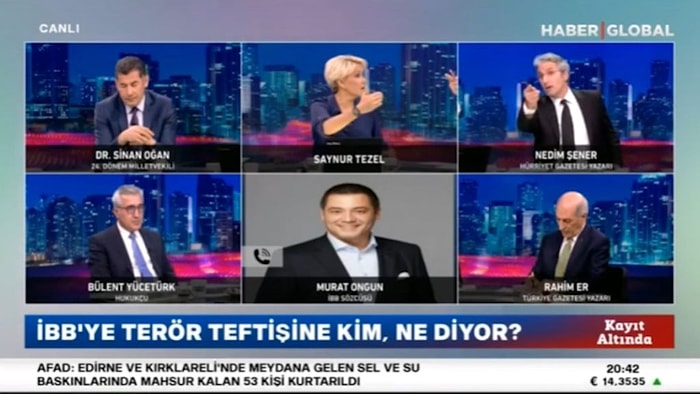 İBB'ye Teftiş Tartışması: Nedim Şener ve Murat Ongun Canlı Yayında Birbirine Girdi