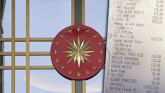 Saray Danışmanının 12 Bin Liralık Akşam Yemeği Sosyal Medyada Konuşuluyor