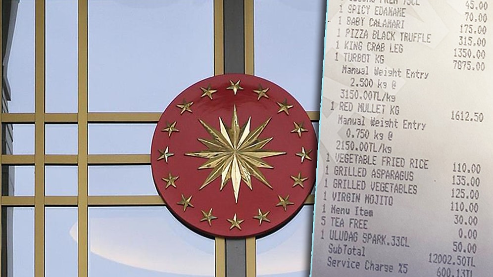 Saray Danışmanının 12 Bin Liralık Akşam Yemeği Sosyal Medyada Konuşuluyor