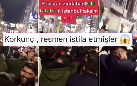 İstiklal Caddesi'ndeki Yılbaşı Kutlaması Sosyal Medyanın Gündeminde