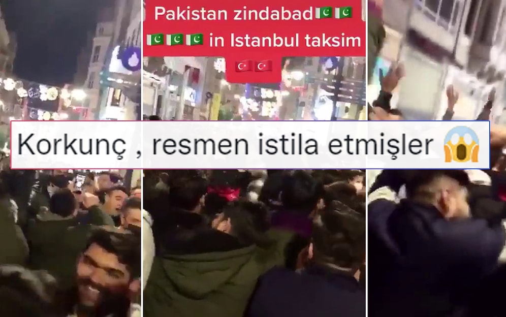İstiklal Caddesi'ndeki Yılbaşı Kutlaması Sosyal Medyanın Gündeminde