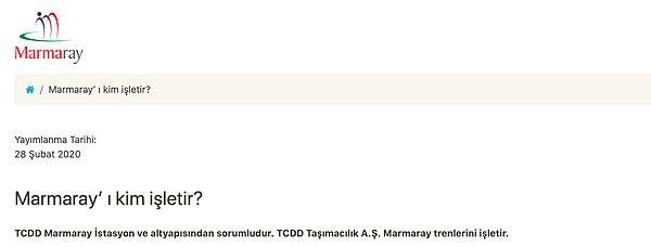 Bununla birlikte Marmaray'ın TCDD'ye bağlı olması, zamlardan İBB'yi sorumlu tutan TCDD'nin yaptığı açıklamayla tepkileri toplamasına neden oldu.