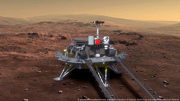 Çin Ulusal Uzay Ajansı (CNSA), geçtiğimiz Şubat ayında Mars'a uzay aracı göndermişti.