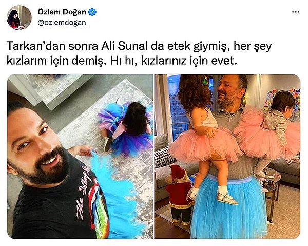 3. Özlem Doğan isimli gazetecinin Ali Sunal ve Tarkan'ın tütü giydiği fotoğrafı gereksiz bir şekilde eleştirmesi, tepkilerin odağı olmasına sebep oldu.
