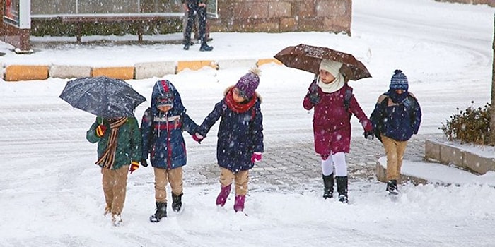 Erzincan Valiliği'nden Açıklama: Eğitimde Kar Engeli! Okullar Tatil mi? Kar Yüzünden Nerelerde Okullar Tatil?