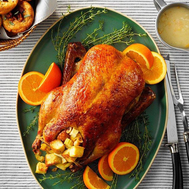 Just in case you want to make it one day: Duck recipe with orange