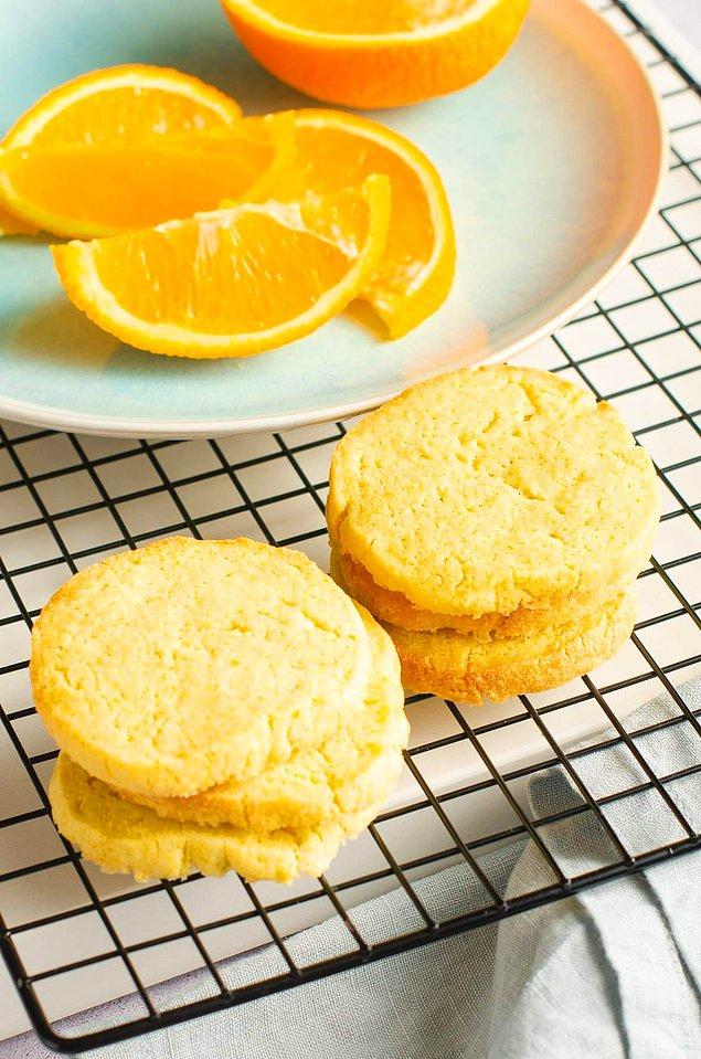 Patisserie style orange cookies recipe