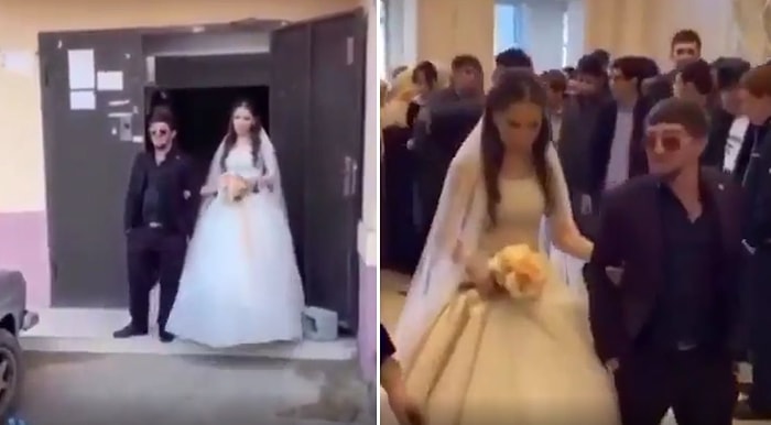 Bu Nasıl Damat ya? Gelinin Yanındaki Hareketleri ile İzleyenlere Sinir Krizleri Geçirten Damat