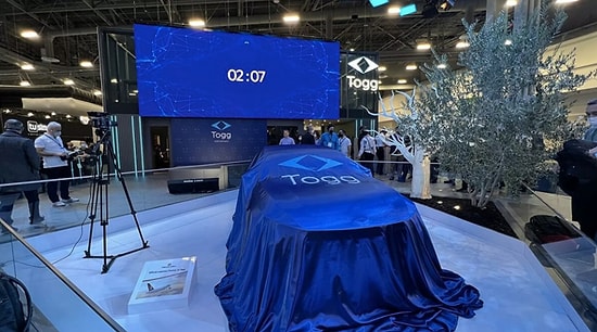Dünya Sahnesinde! TOGG, Las Vegas'taki Consumer Electronic Show Fuarı'nda Sergilendi