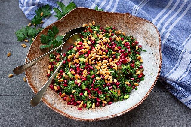 If there is a pomegranate, there is no tabule!  Pomegranate Tabule Salad Recipe