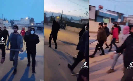 Adana'da Döner Bıçakları ve Sopalarla Yürüyen Suriyeliler Sınır Dışı Edilecek