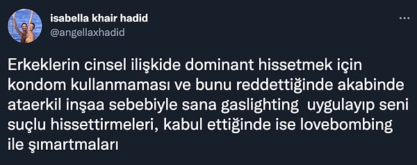 Twitter'da gün geçmiyor ki yeni bir tartışma daha başlamasın. Bu sefer de @angellaxhadid adlı kullanıcı şöyle bir şey attı ortaya: