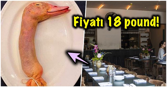 Bunu da Yemek İstemezsiniz! Enteresan Ördek Kafası Servisi ile Tepkilerin Odağı Haline Gelen Restoran