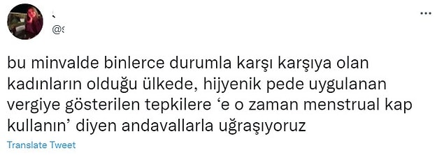 8. Kadınların kendi bedenleri hakkında bir hak iddia edemediğini inkar edenlerin akıl vermeleri var bir de.