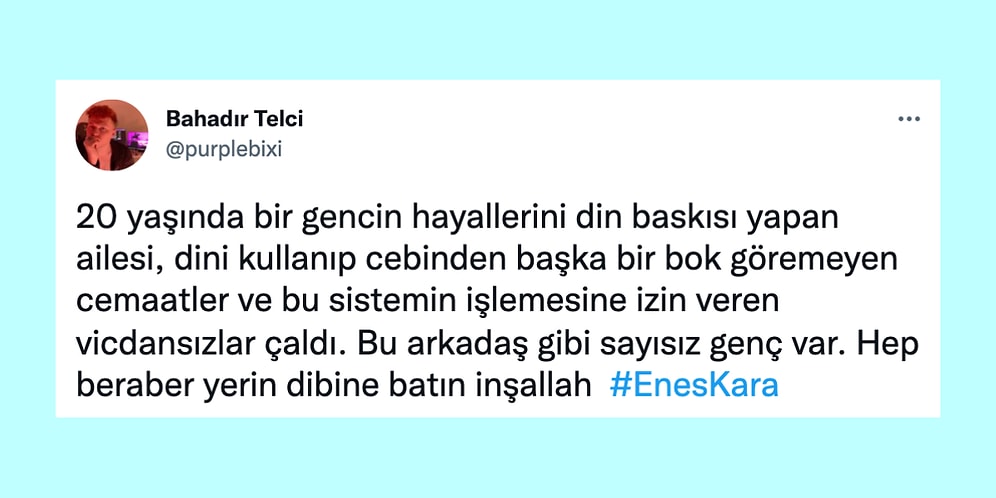 Tıp Fakültesi Öğrencisi Enes Kara'nın İntiharı Hakkında Yapılan İsyan Dolu Ama Haklı Yorumlar