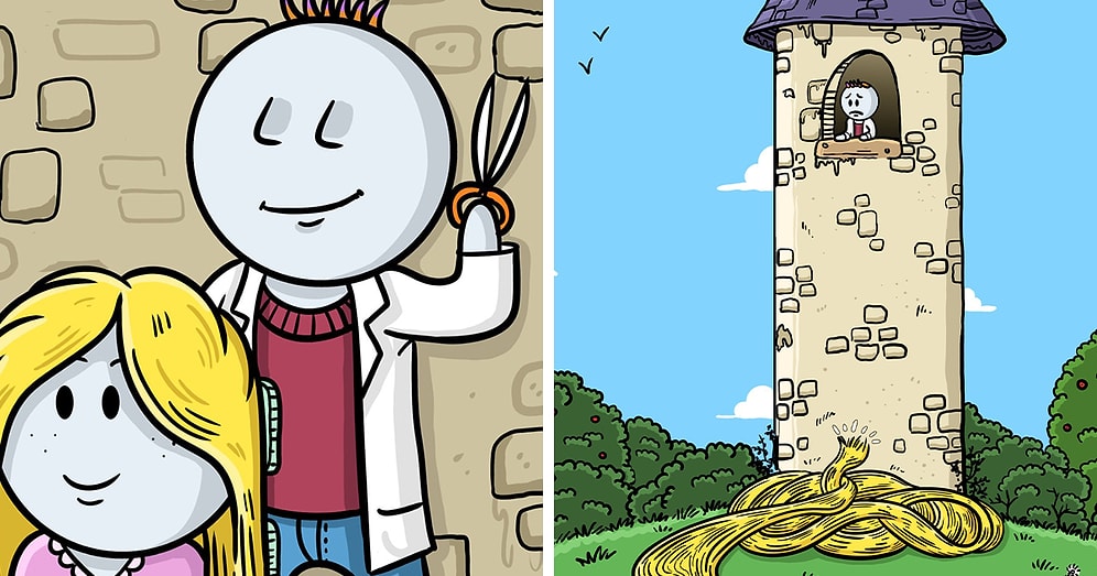 15 абсурдных комиксов с неожиданной концовкой от французских художников