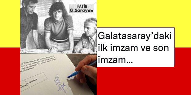 Fatih Terim'den Dikkat Çeken Veda Paylaşımı: "Galatasaray’daki İlk İmzam ve Son İmzam"