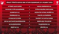 Ziraat Türkiye Kupası'nda Son 16 Turu Eşleşmeleri Belli Oldu