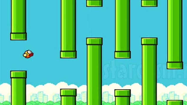 Ve 'Falppy Bird' oyununda karşımıza çıkmıştı.